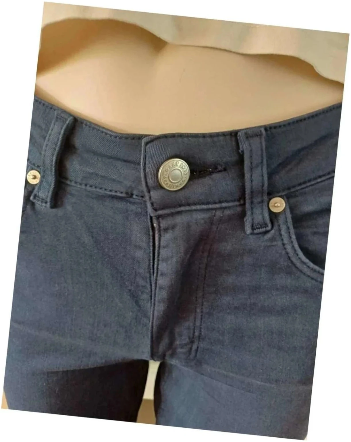 Pantalon Slim Gant - Bleu Marine - W27 L34 (Taille 34/36) – photo 2